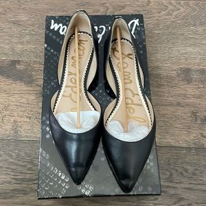 Sam Edelman Rodney Flat, black leather 6.5